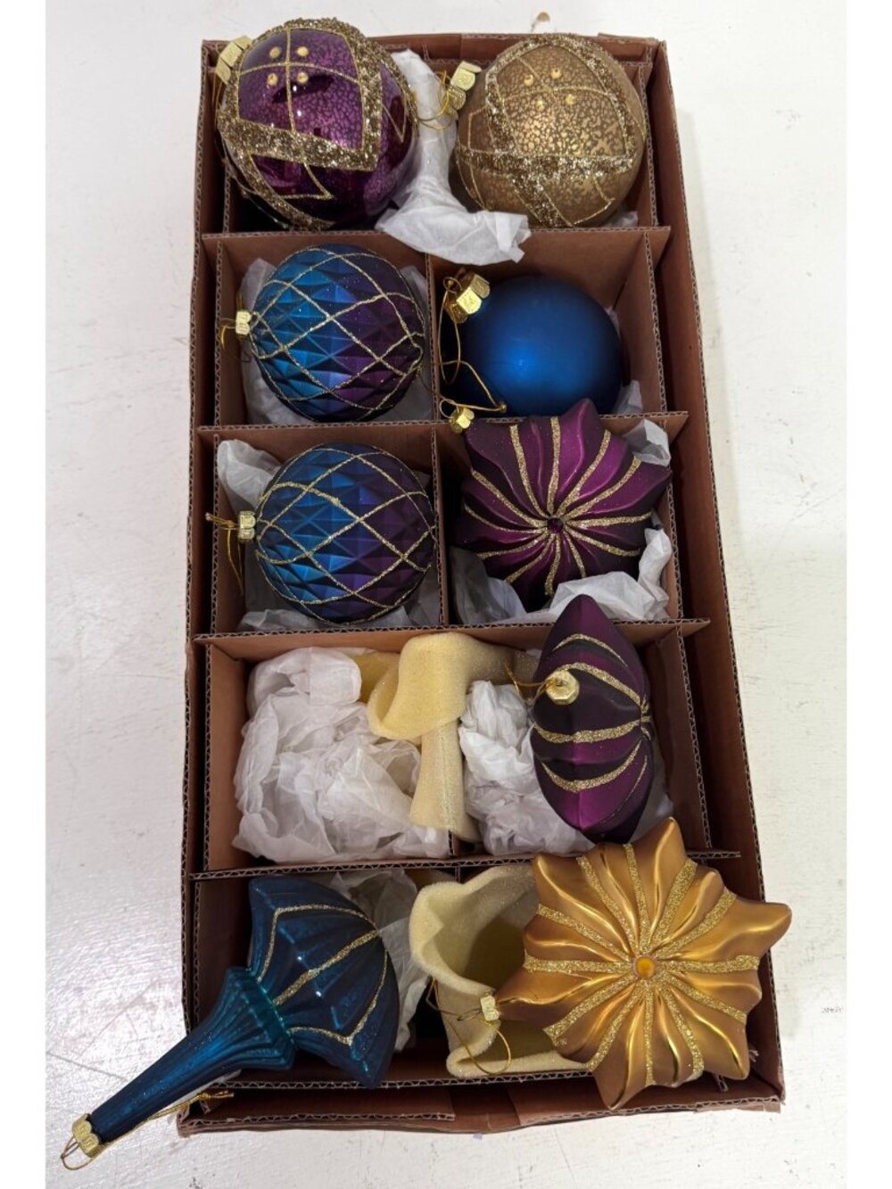 Balsam Hill Napa Jewel Ornament Set Of 9 Christmas Decorations 4000975 - Picture 4 of 8